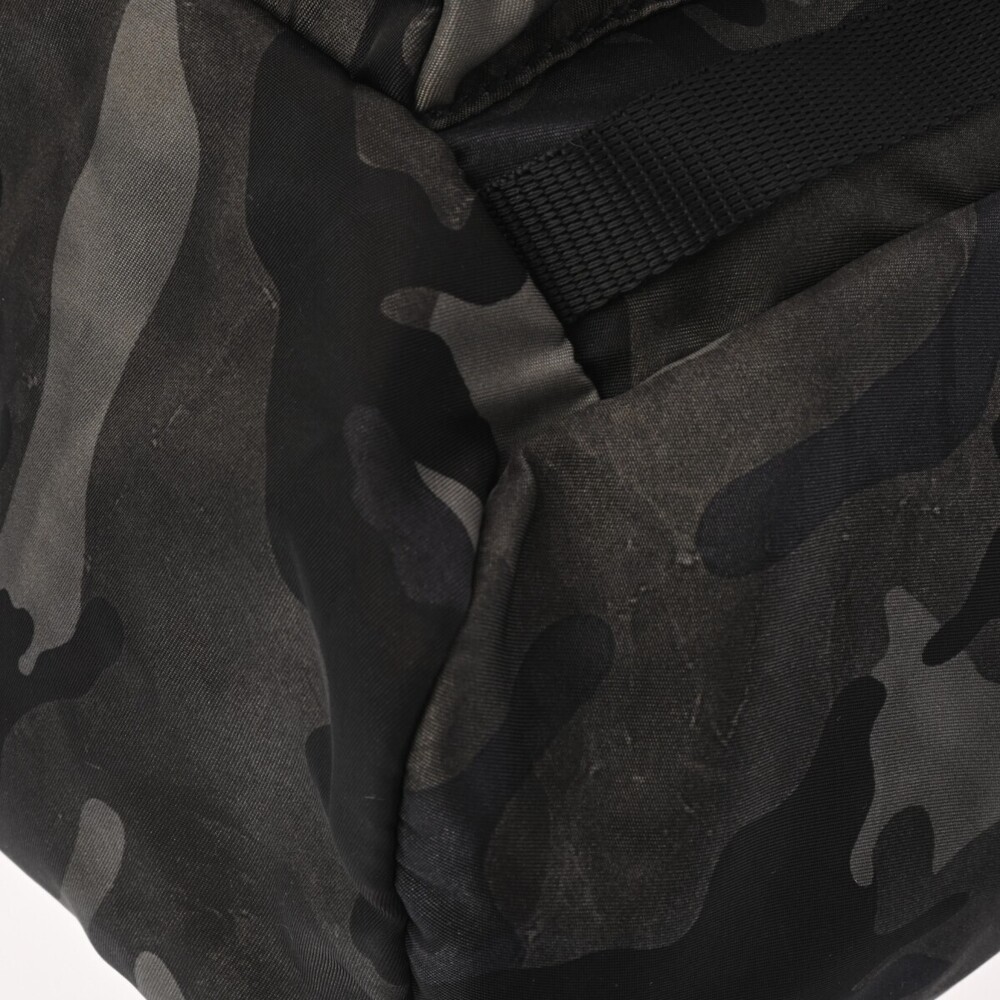 PRADA Camouflage Backpack Khaki Green Nylon Daypack - Picture 7 of 11
